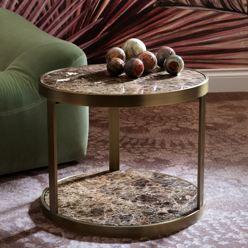 Luxury Italian Round Side Table