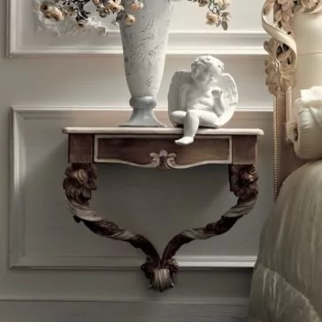 Luxury Italian Wall Fixing Bedside Table Luxury Italian Wall Fixing Bedside Table