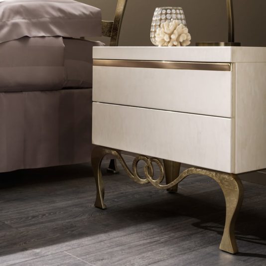 Luxury Mother Of Pearl Bedside Table