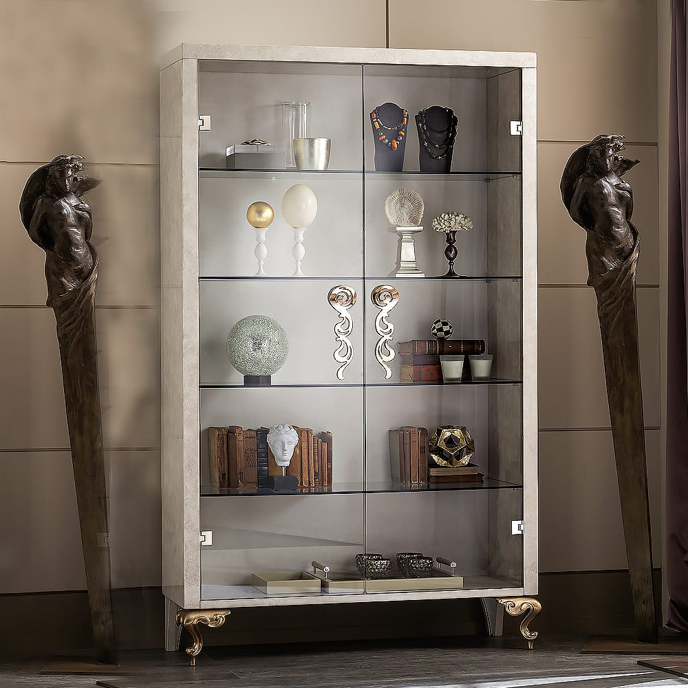 Luxury Mother Pearl Display Cabinet