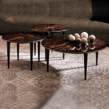 Luxury Nest Of Macassar Veneer Side Tables Luxury Nest Of Macassar Veneer Side Tables