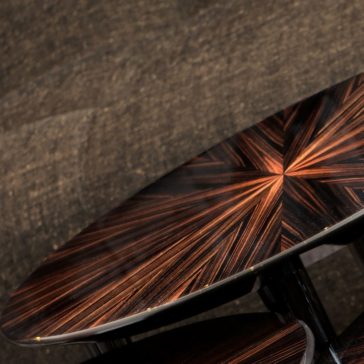 Luxury Nest Of Macassar Veneer Side Tables Luxury Nest Of Makassar Veneer Side Tables