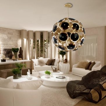 Modern Black And Gold Plated Sphere Chandelier Modern Black And Gold Plated Italian Sphere Chandelier