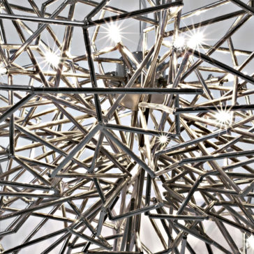 Modern Geometric Silver Pendant Light Modern Geometric Silver Pendant Light