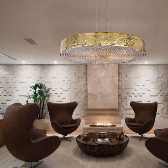 Modern Gold Plated Designer Crystal Chandelier Modern Gold Plated Italian Designer Crystal Chandelier