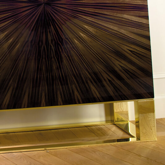 Modern High End Italian Ebony Veneered Cabinet Modern High End Italian Ebony Veneered Cabinet