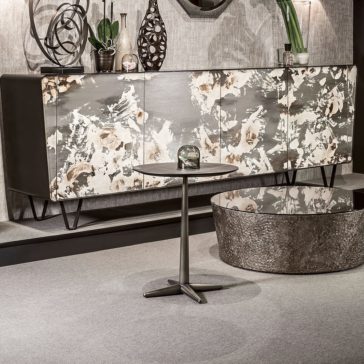 Modern Italian Decorated Bronze Sideboard Modern Italian Decorated Bronze Sideboard