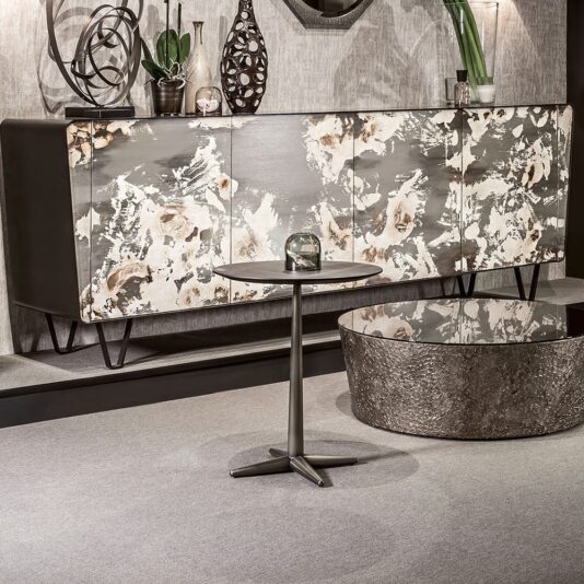 Modern Italian Decorated Bronze Sideboard Modern Italian Decorated Bronze Sideboard