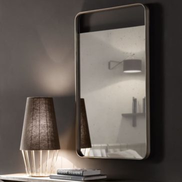 Modern Italian Designer Curved Edge Mirror Modern Italian Designer Curved Edge Mirror
