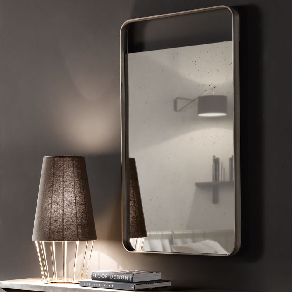 Modern Italian Designer Curved Edge Mirror