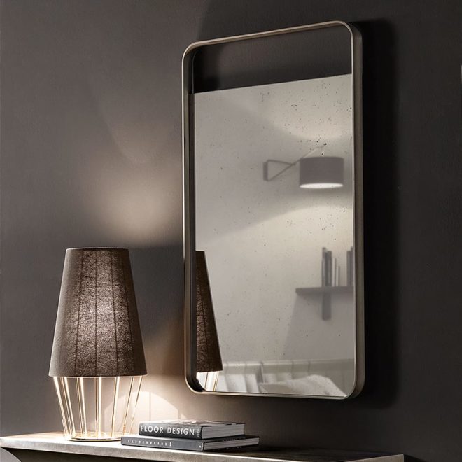 Modern Italian Designer Curved Edge Mirror - Juliettes Interiors
