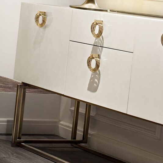 Modern Italian Designer Ivory Cabinet Modern Italian Designer Ivory Cabinet