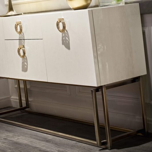 Modern Italian Designer Ivory Cabinet Modern Italian Designer Ivory Cabinet