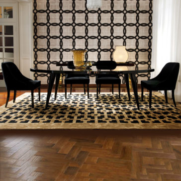 High End Designer Velvet Dining Chair Modern Italian Designer Lacquered Dining Table