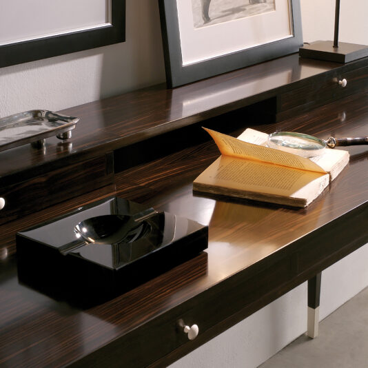 Modern Italian Ebony Writing Desk