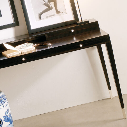 Modern Italian Ebony Writing Desk