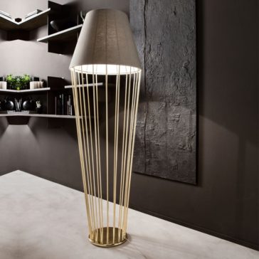 Modern Italian Gold Plated Floor Lamp Modern Italian Gold Plated Floor Lamp