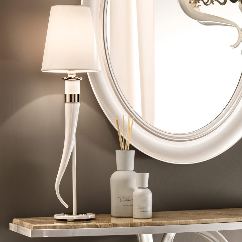 Modern Italian Ivory Table Lamp