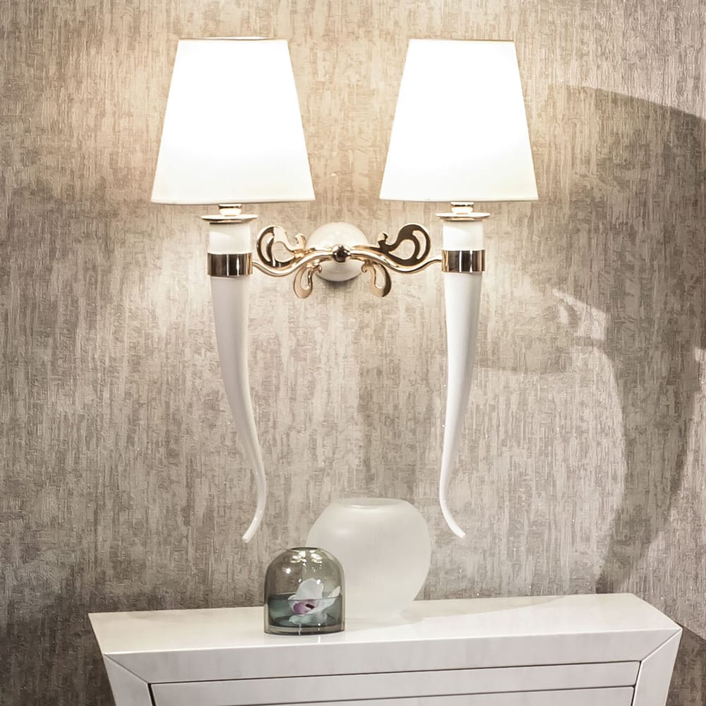 Modern Italian Ivory Wall Lamp