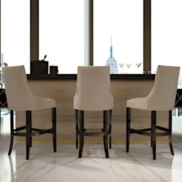 Modern Italian Upholstered Bar Chair Modern Italian Upholstered Bar Chair