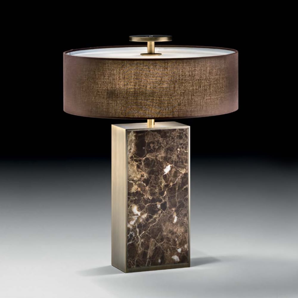 Modern Marble Designer Bronze Table Lamp - Juliettes Interiors