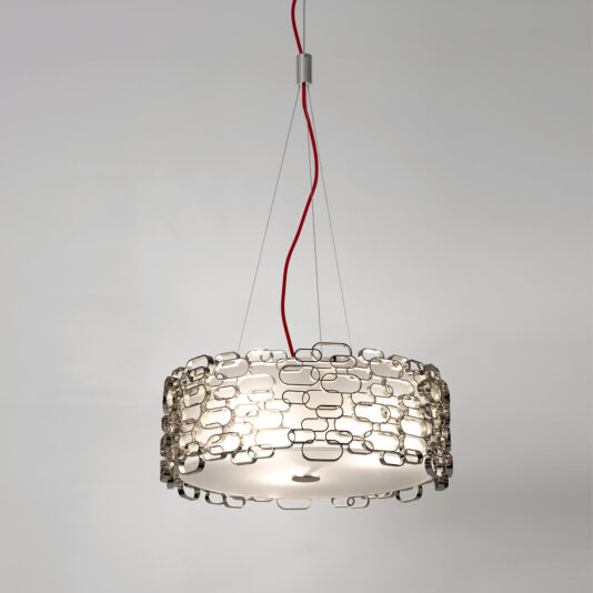 Modern Silver Geometric Ceiling Light Modern Silver Geometric Ceiling Light