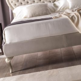 Opulent Designer Italian Button Upholstered Designer Bed
