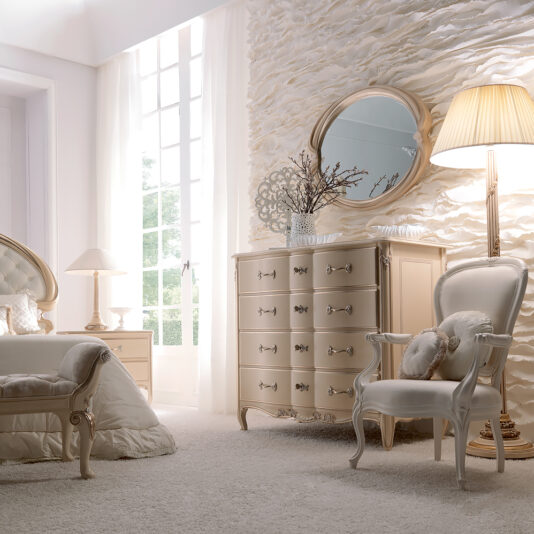 Opulent Italian Swirl Gold Oval Mirror