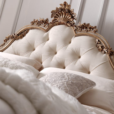 Opulent Rococo Button Upholstered Bed Opulent Rococo Button Upholstered Bed