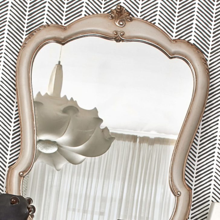 Ornate Carved Italian Designer Mirror