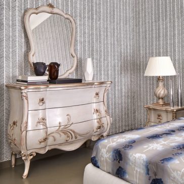 Ornate Carved Italian Designer Mirror