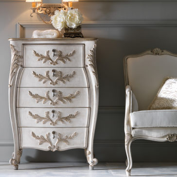 Ornate Carved Italian Narrow Chest of Drawers Ornate Carved Italian Narrow Chest of Drawers