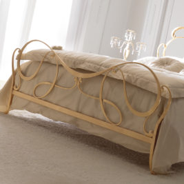 Ornate Designer Gold Leaf Bed