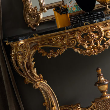 Ornate Gold Rococo Console Table Ornate Gold Rococo Console Table