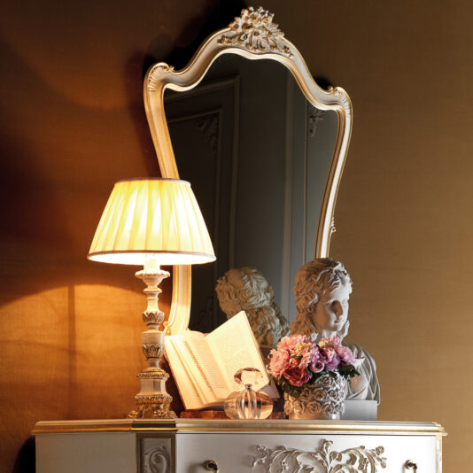Ornate Italian Chest of Drawers and Mirror Set Ornate Italian Chest of Drawers and Mirror Set