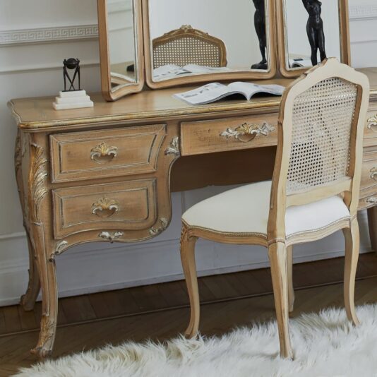 Ornate Italian Designer Classic Dressing Table Set Ornate Italian Designer Classic Dressing Table Set
