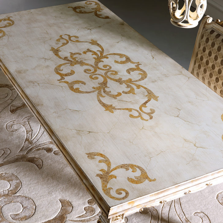 Italian Designer Louis XIV Dining Table Set