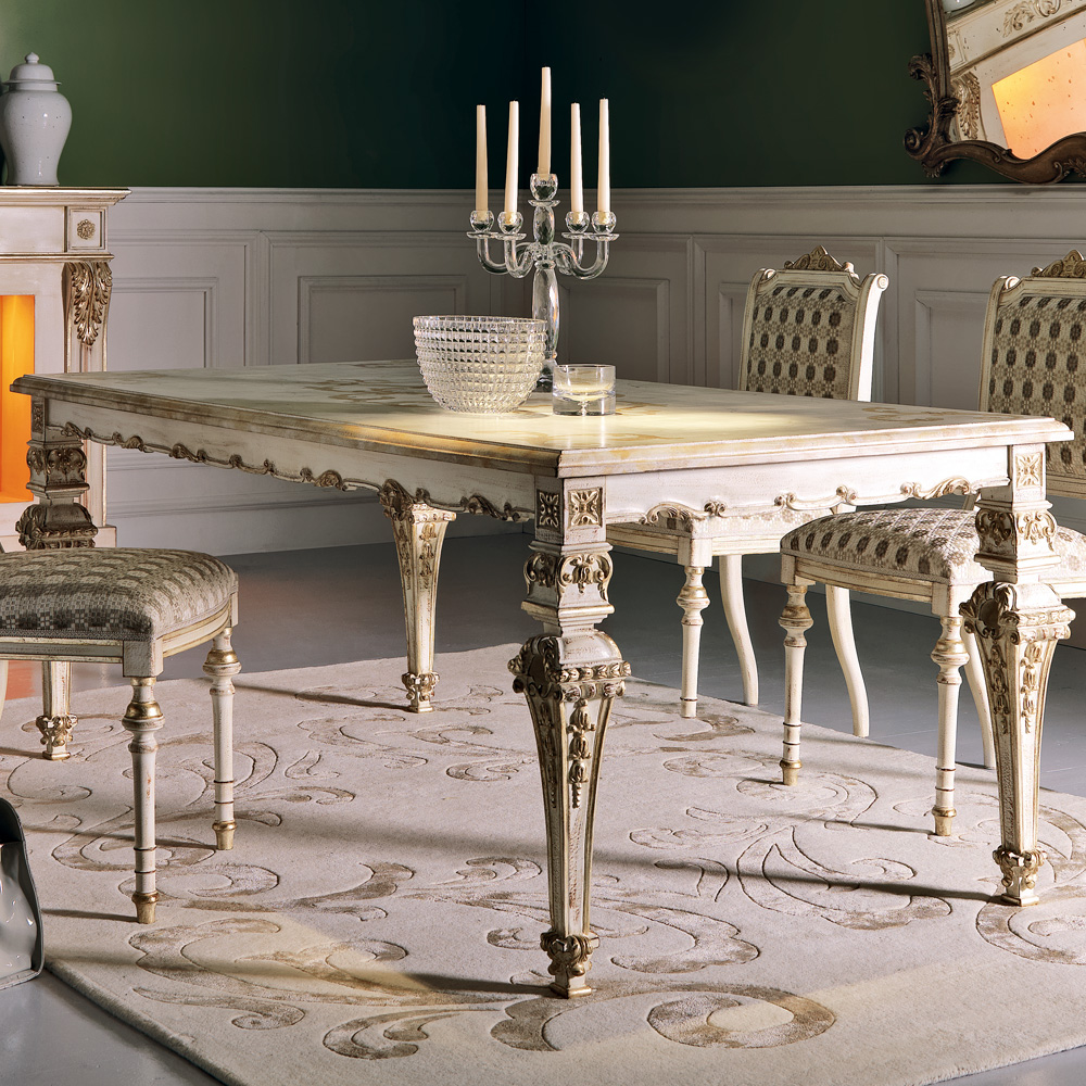 Ornate Italian Louis XIV Dining Table