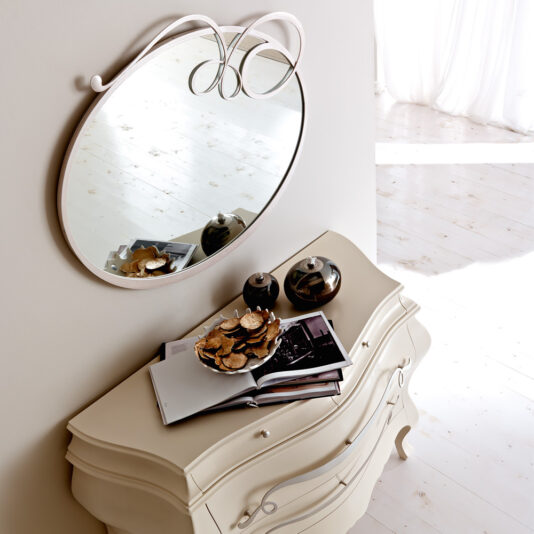 Ornate Italian Oval Wall Mirror Ornate Italian Oval Wall Mirror