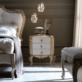 Ornate Italian Rococo Bedside Cabinet