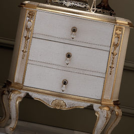 Ornate Italian Rococo Bedside Cabinet