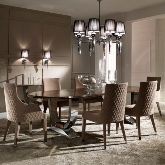 Oval High End Marble Italian Dining Table Oval High End Marble Italian Dining Table Set