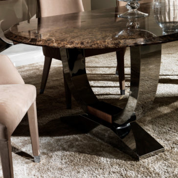 Oval High End Marble Italian Dining Table Oval High End Marble Italian Dining Table Set