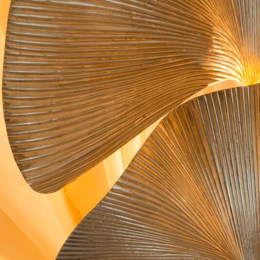 Unique Luxury Gold Palm Leaf Floor Lamp
