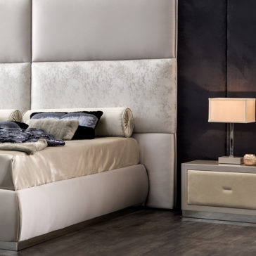 Panel Upholstered Bed With Tall Headboard Panel Upholstered Bed With Tall Headboard
