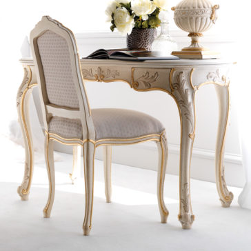 Rococo Style Italian Designer Writing Desk