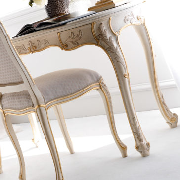 Rococo Style Italian Designer Writing Desk