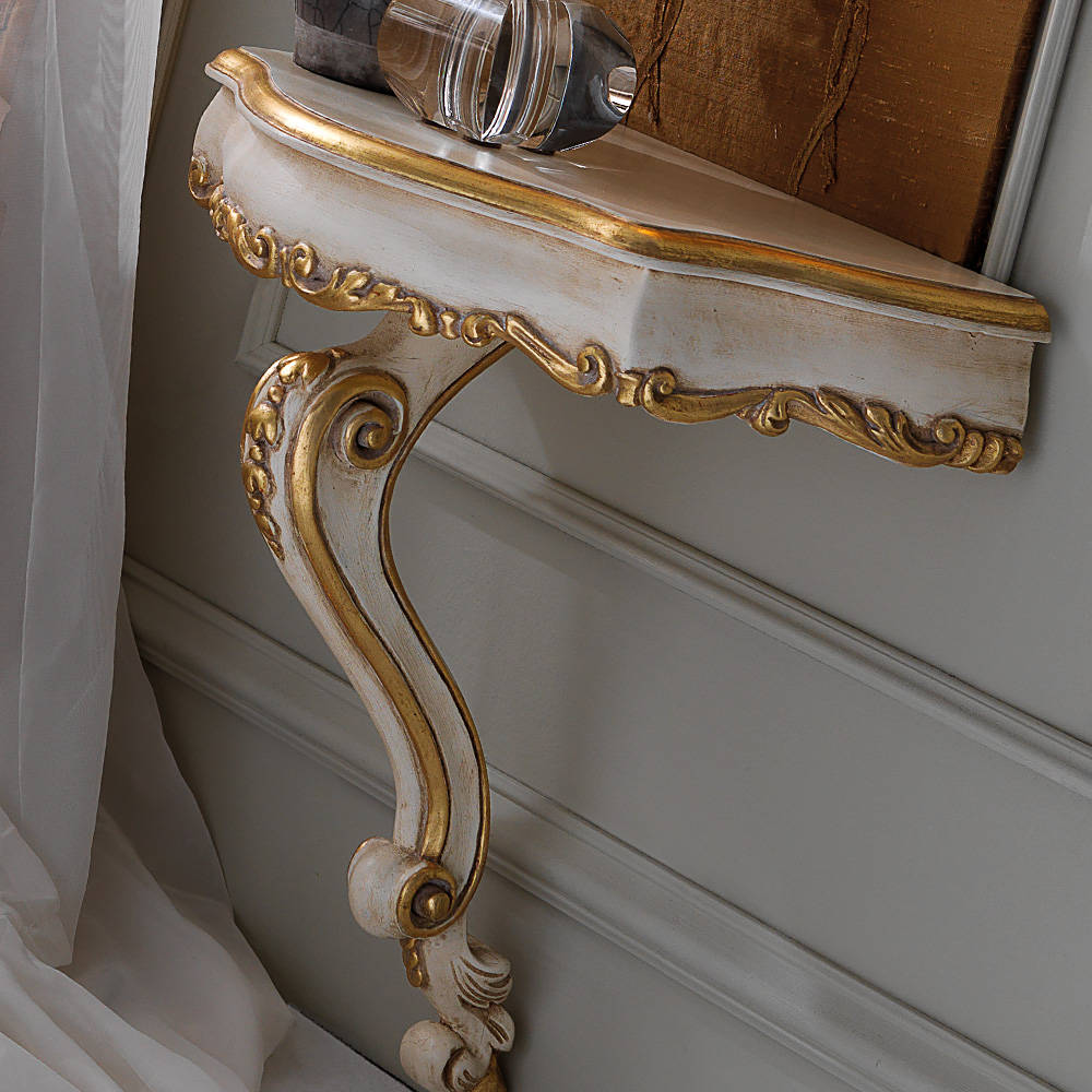 Rococo Wall Mounted Bedside Table