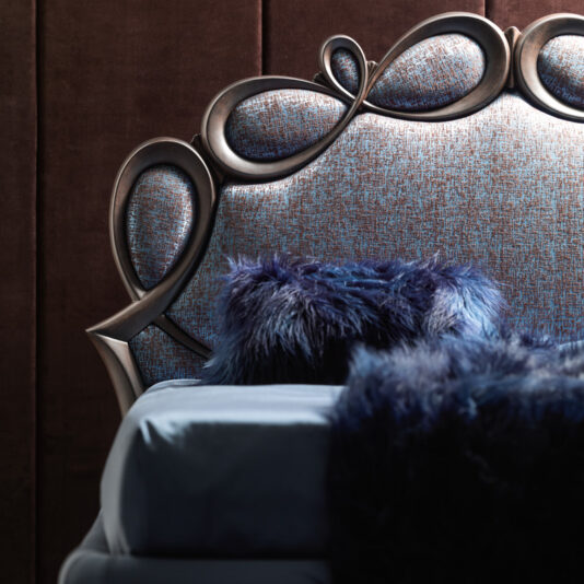 Rustic Effect Looped Designer Bed Rustic Effect Looped Designer Bed