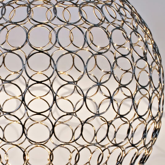 Silver Metal Ball Light Silver Metal Ball Light
